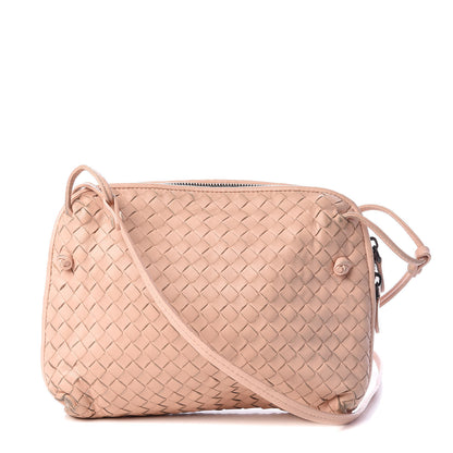Bottega Veneta Nappa Intrecciato Pillow Crossbody Messenger Flamingo 1 of 17