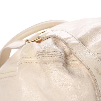 Miu Miu Vitello Lux Bow Bag Quarzo 18 of 20