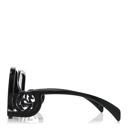 Gucci Acetate Rectangle Frame Sunglasses GG1326S Black 3 of 8