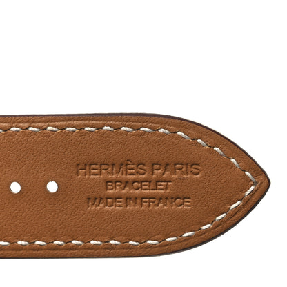 Hermes Barenia 42mm Apple Watch Single Tour Band Fauve 5 of 8