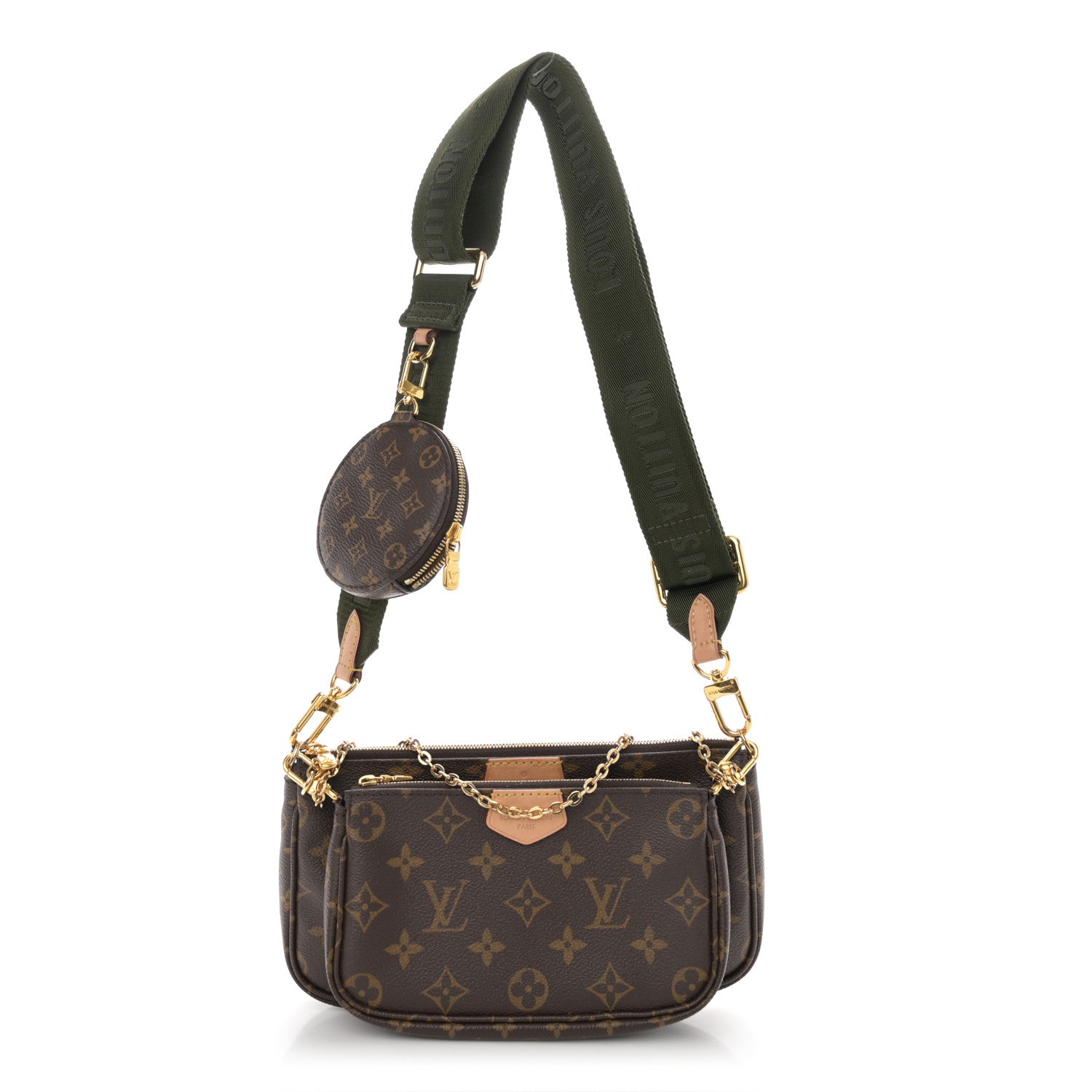 Louis Vuitton Monogram Multi Pochette Accessories Kaki 1 of 10