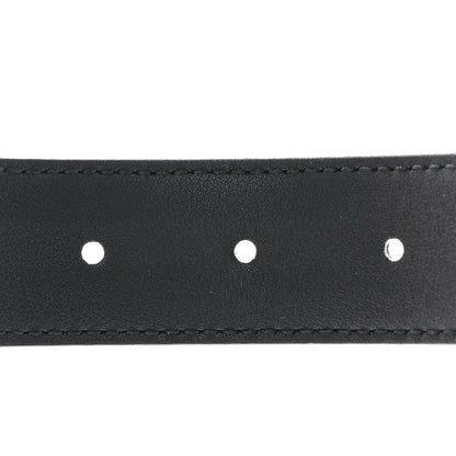Gucci GG Supreme Monogram Matte Plutone Calfskin Double G 30mm Belt 80 32 Beige Ebony Black 4 of 4