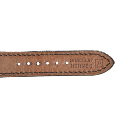 Hermes Courchevel Heure H Hour Watch MM Strap Black 4 of 4