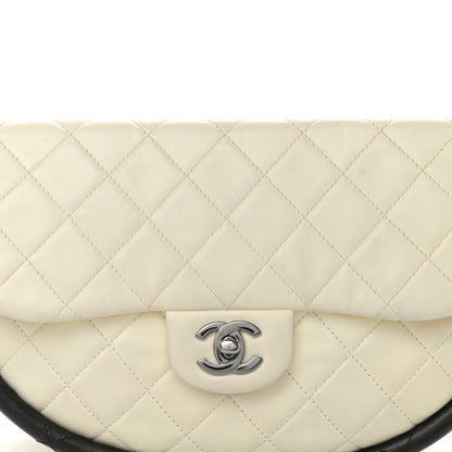 Chanel Lambskin Quilted Small Hula Hoop Flap Ivory 8 of 14