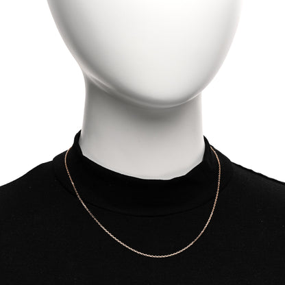 Van Cleef & Arpels VAN CLEEF & ARPELS 18K Rose Gold Trace Chain Necklace 2 of 5