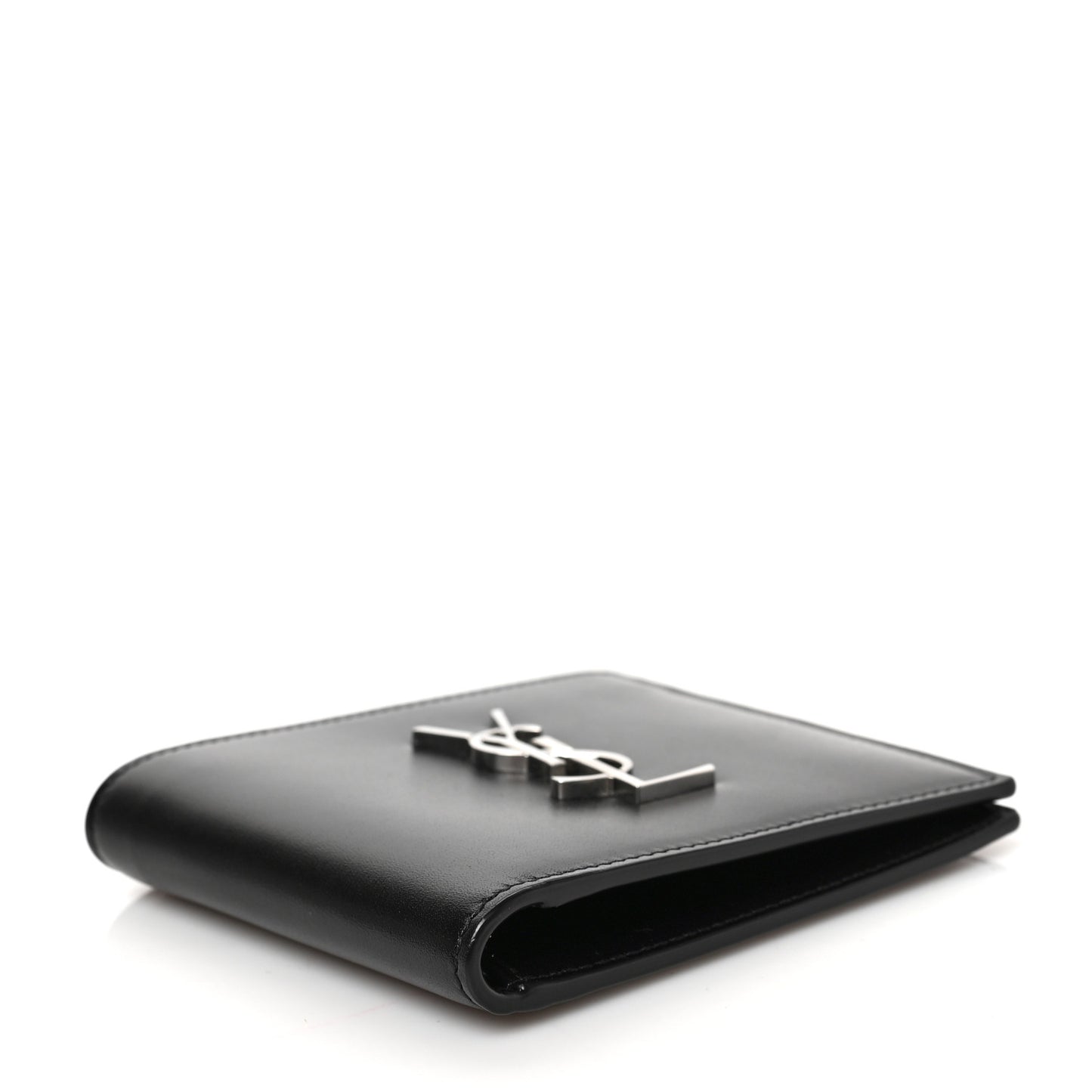Smooth Calfskin Monogram East West Wallet Black