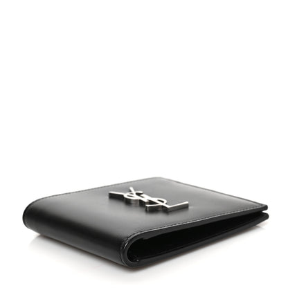 Saint Laurent Smooth Calfskin Monogram East West Wallet Black 4 of 6