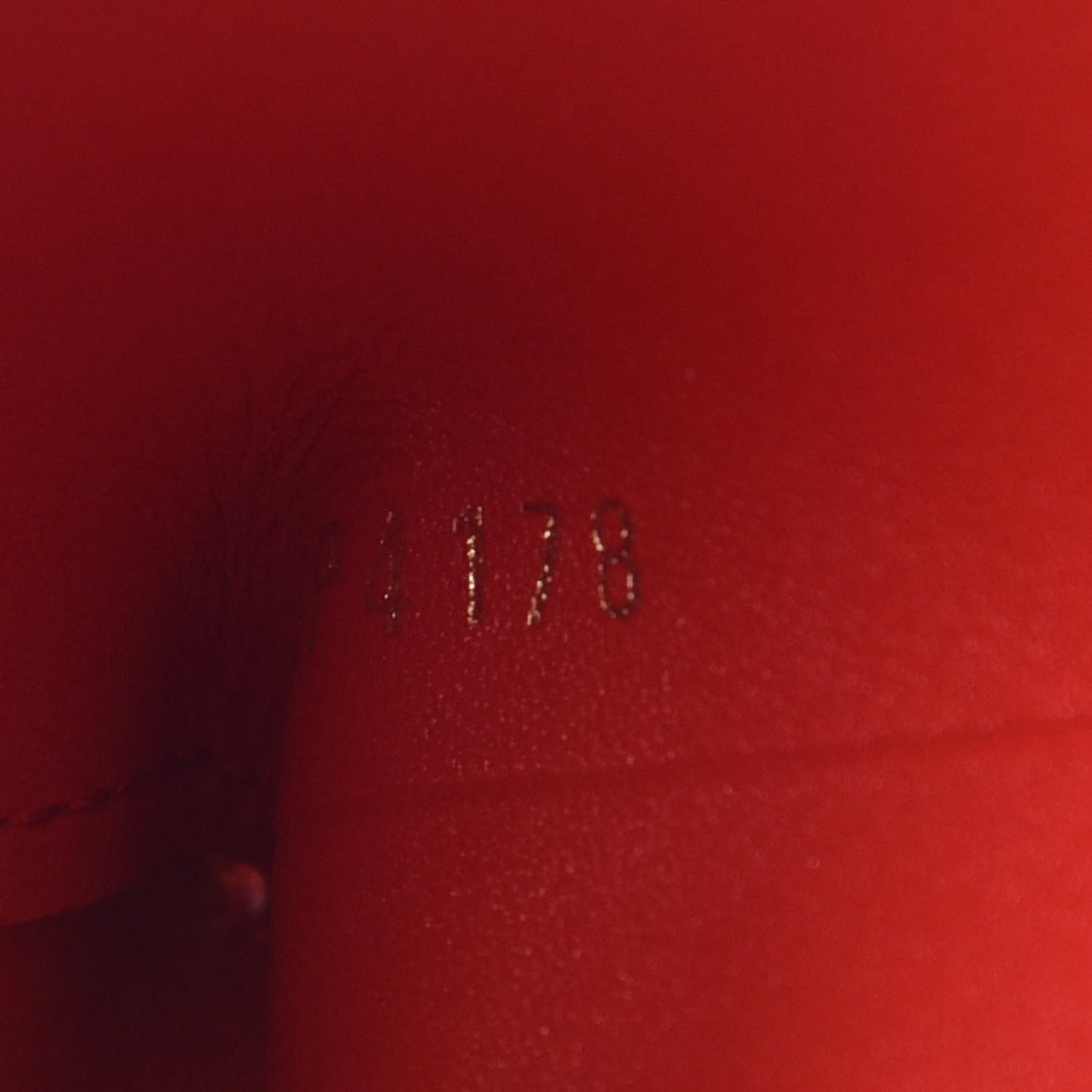 Monogram Medium Kirigami Pochette Insert Coquelicot