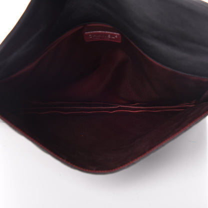 Chanel Calfskin Quilted Document Portfolio Holder Black 5 of 10