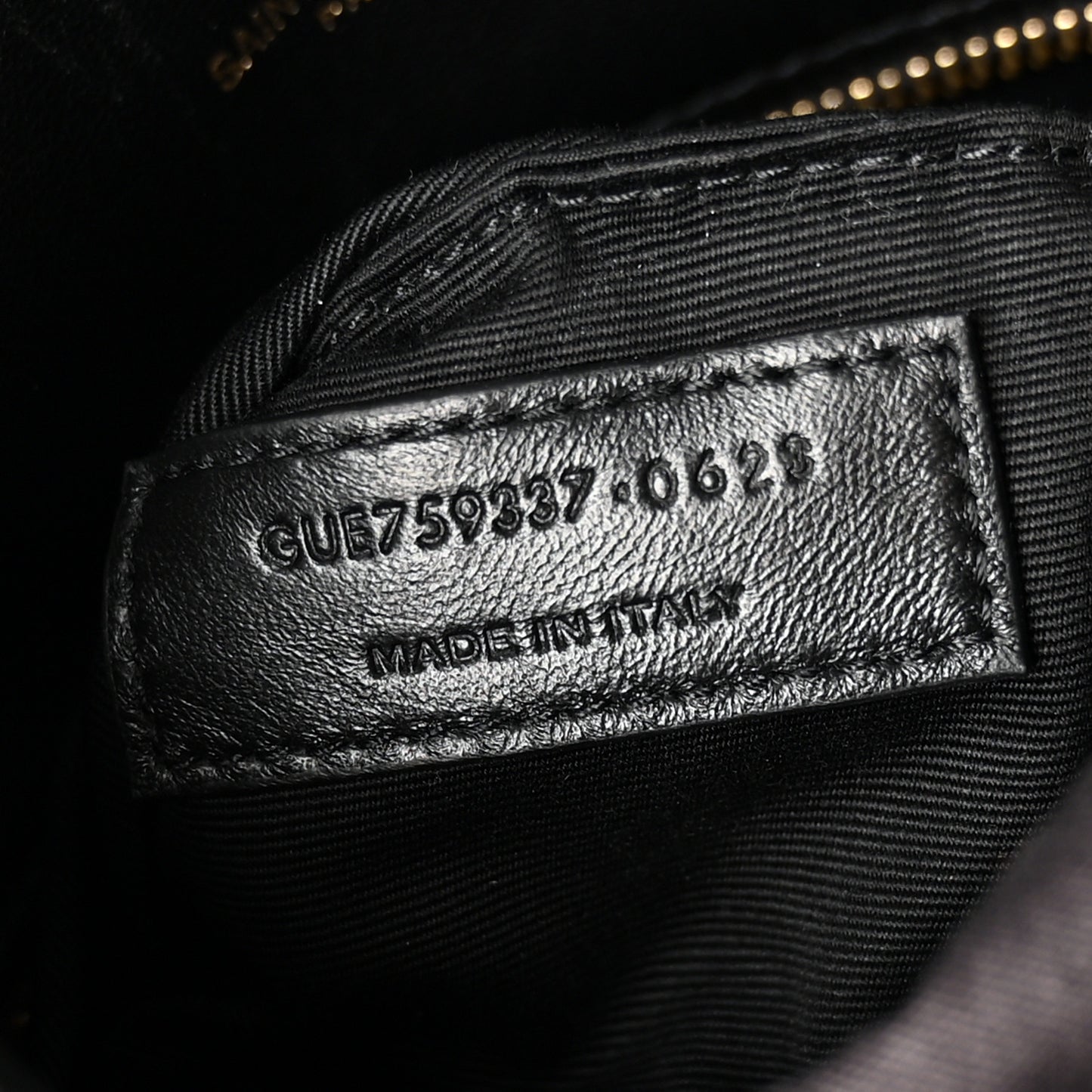 Lambskin Quilted Toy Loulou Puffer Monogram Chain Satchel Black