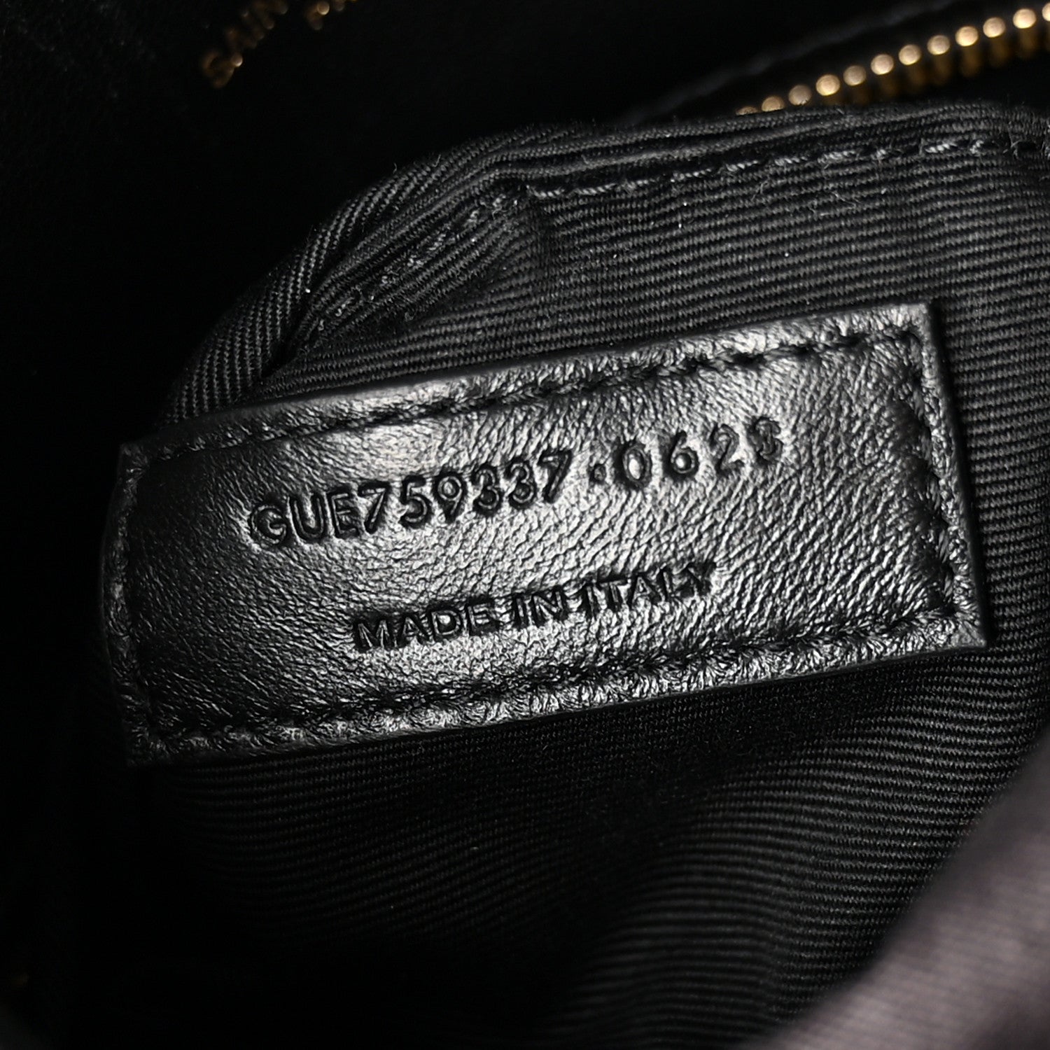 Saint Laurent Lambskin Quilted Toy Loulou Puffer Monogram Chain Satchel Black 6 of 9