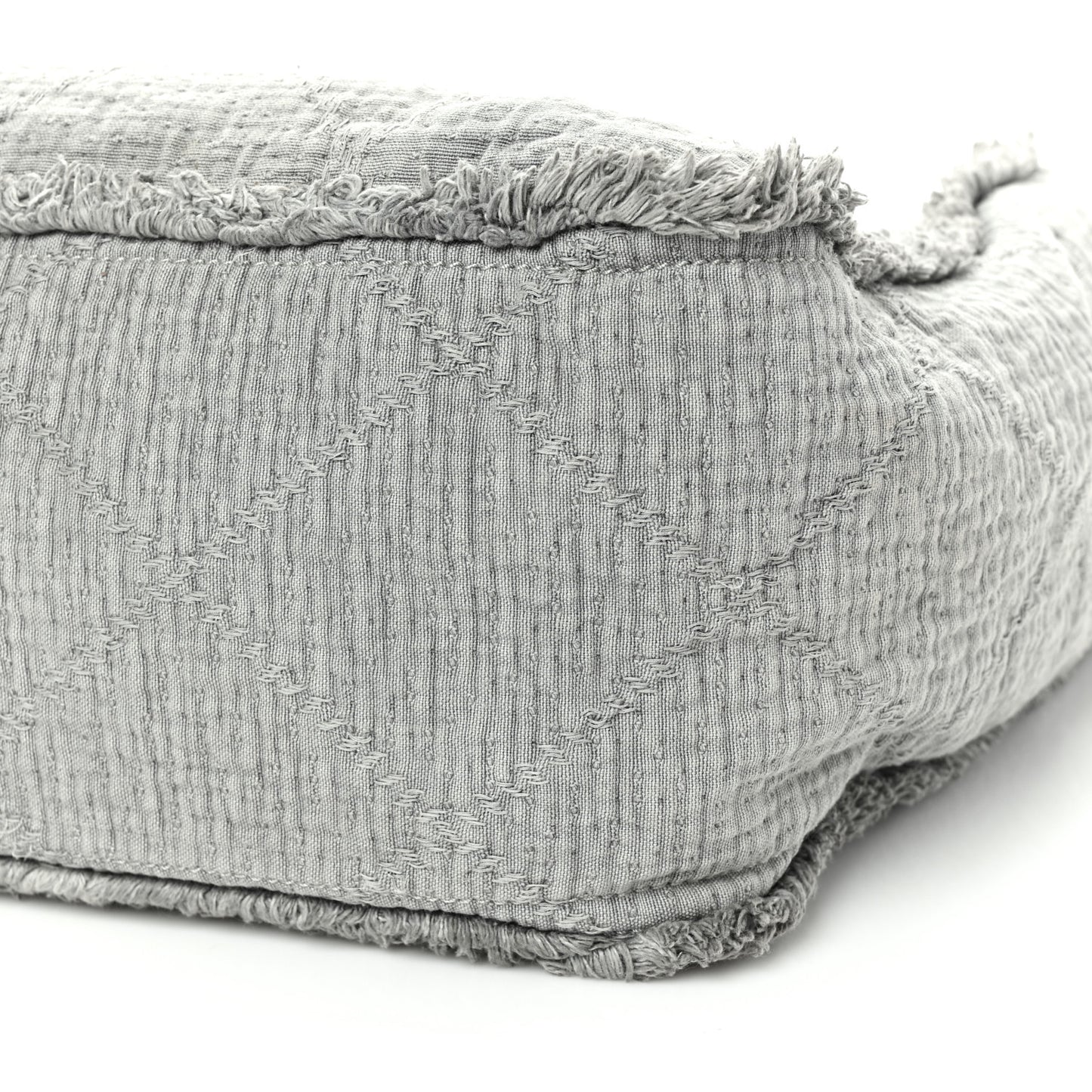 Canvas Large Double Face Shopping Tote Grey