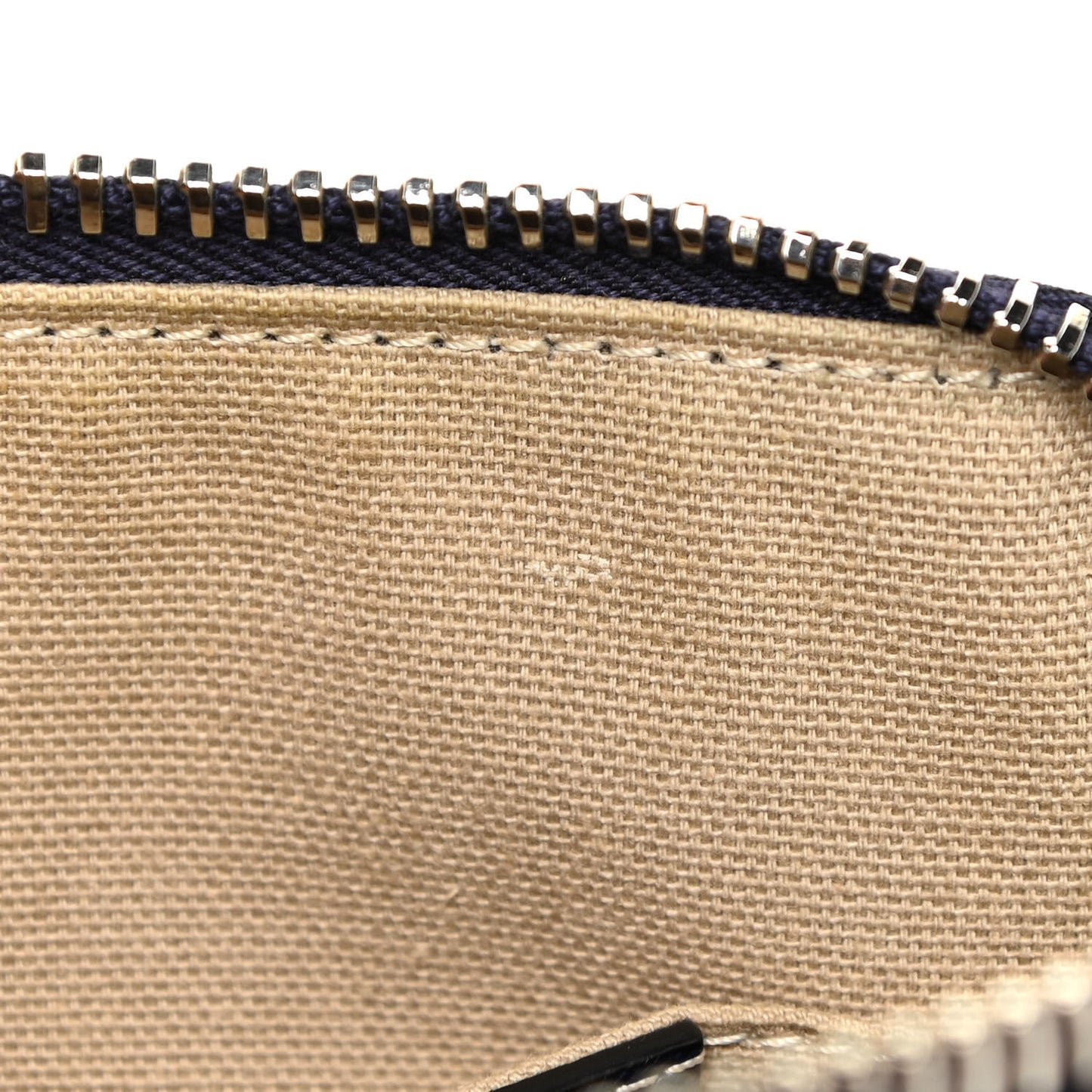 Sugar Goatskin Small Antigona Beauty Wristlet Navy