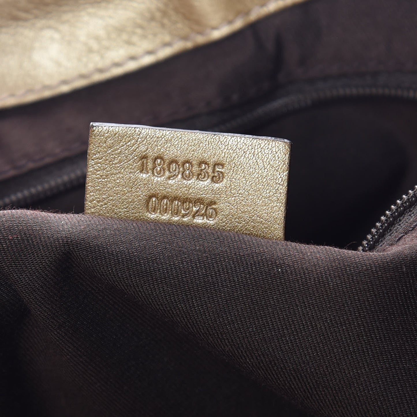Crystal Monogram Large D Gold Hobo Gold