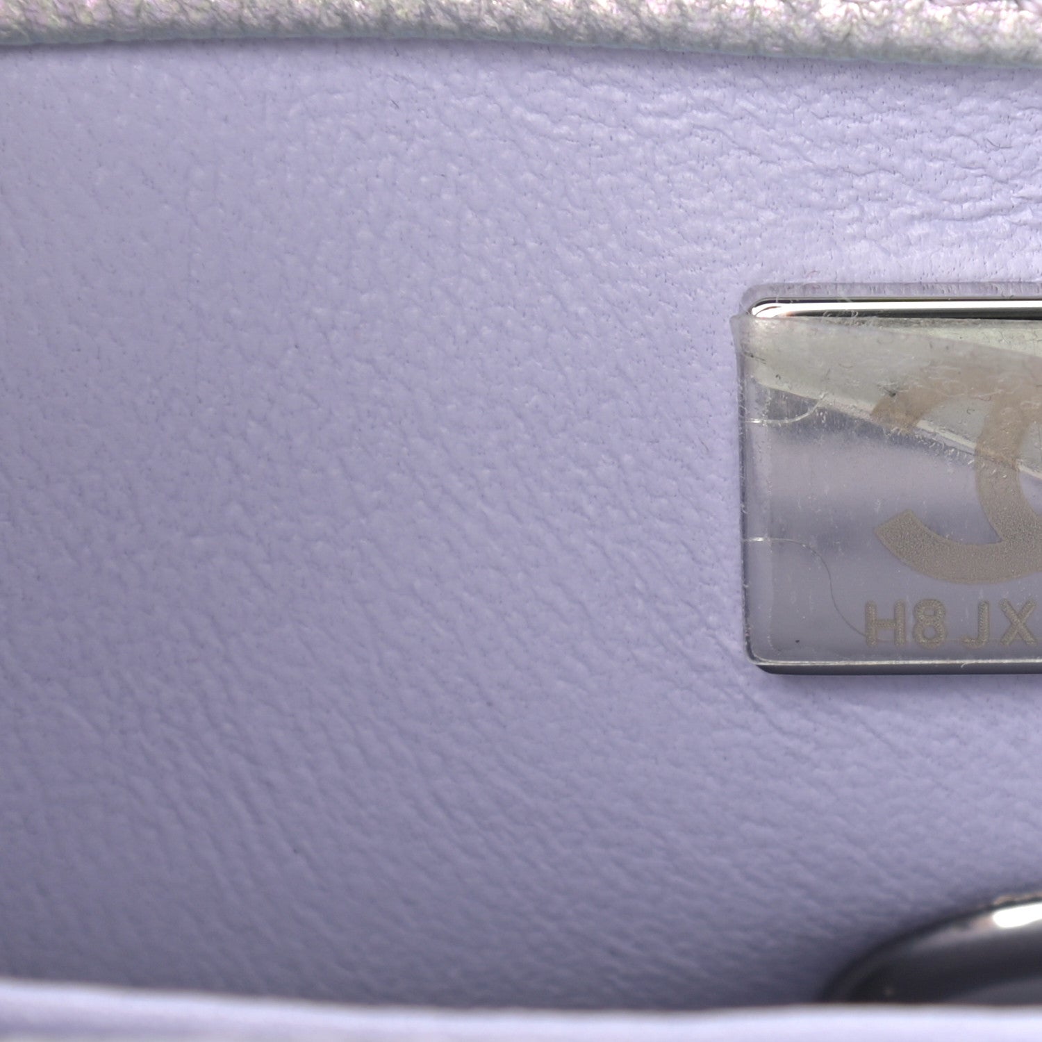 Chanel Iridescent Caviar Quilted Extra Mini Coco Handle Flap Purple 7 of 11
