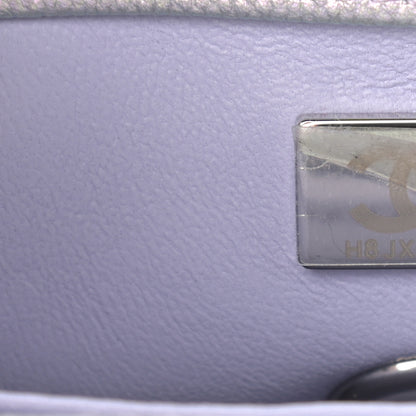 Chanel Iridescent Caviar Quilted Extra Mini Coco Handle Flap Purple 7 of 11