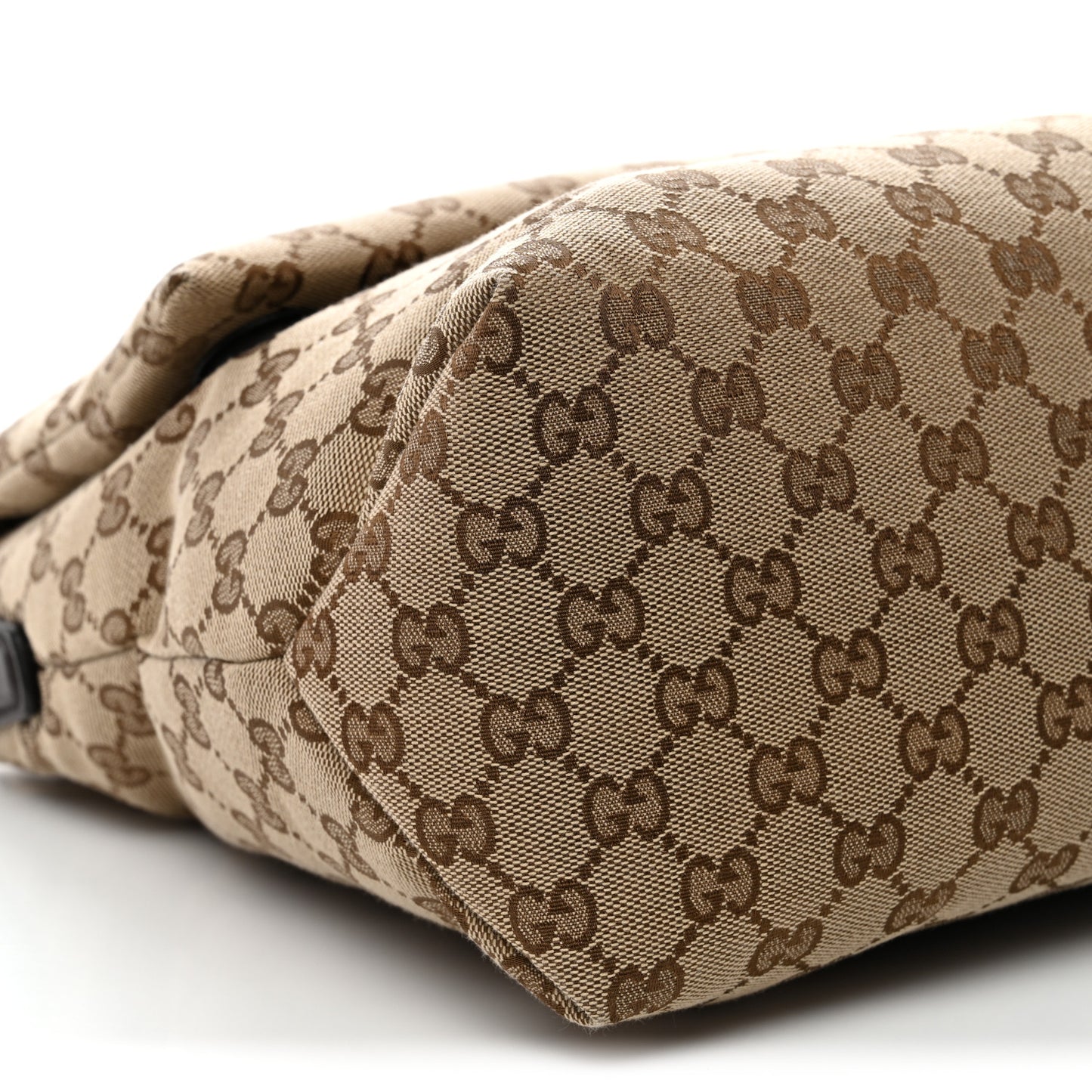 GG Monogram Large Crossbody Bag Dark Brown