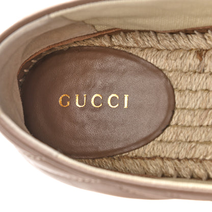 Gucci Nappa Matelasse GG Marmont Espadrilles 37.5 Porcelain Rose 7 of 14