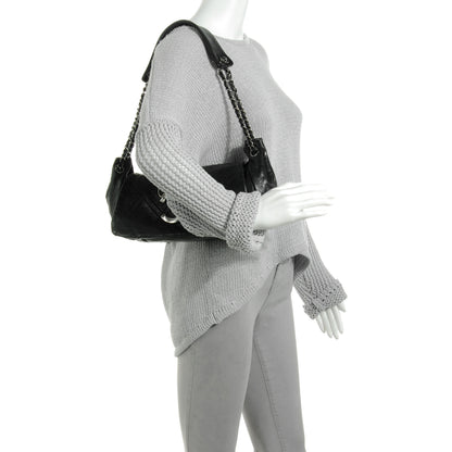 Chanel Leather Diamond Stitch Flap Black 2 of 8