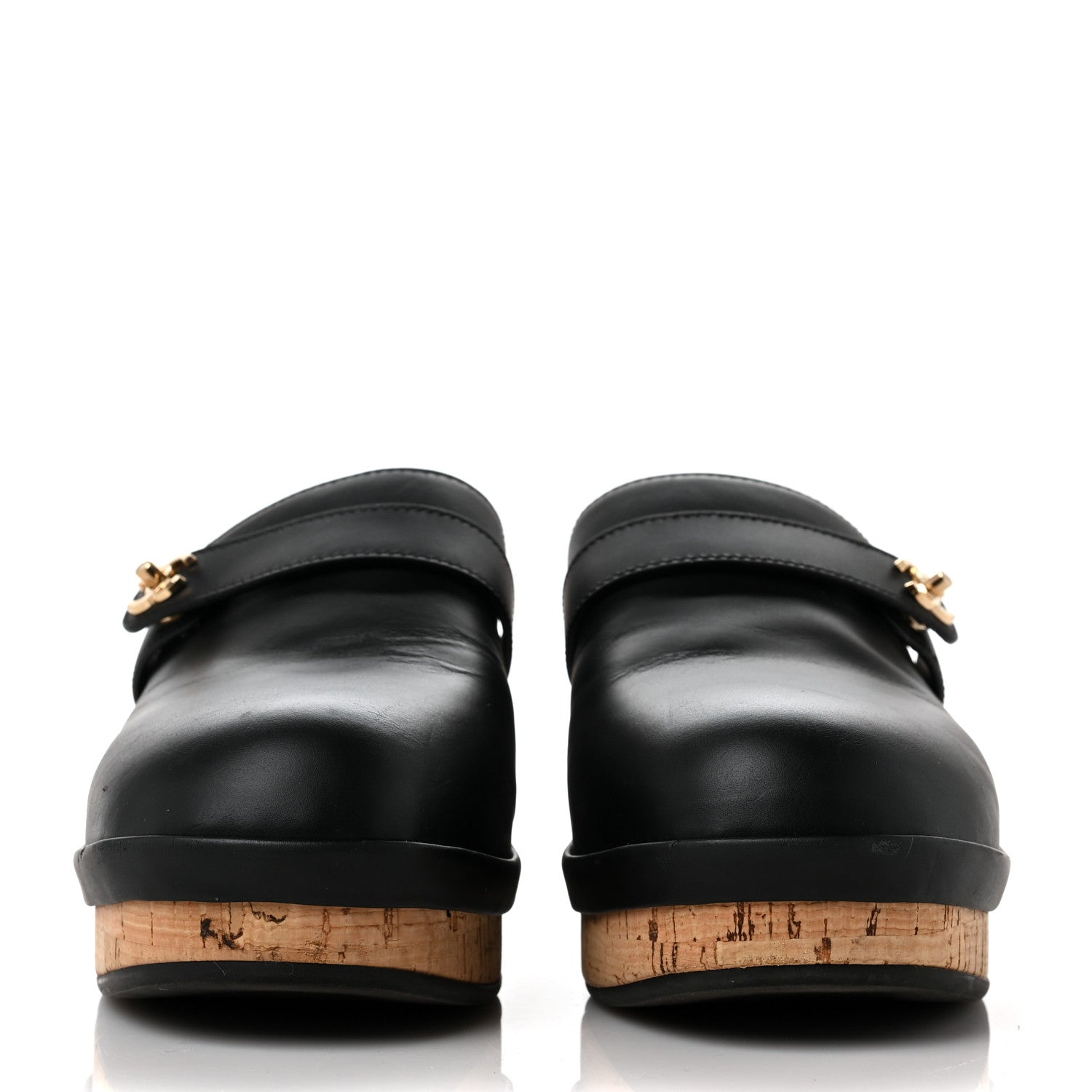 Chanel Calfskin CC Turn Lock Clogs 41 Black 2 of 7