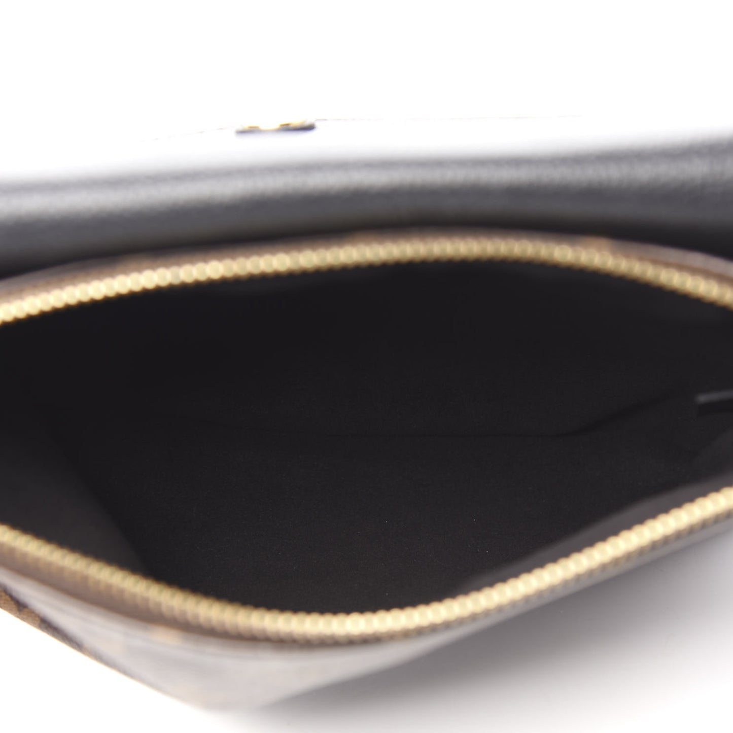 Monogram Twice Pochette Black