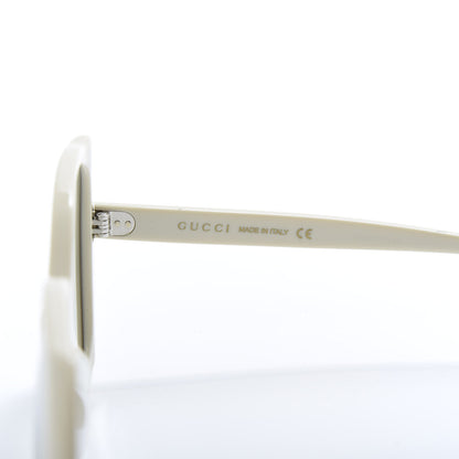 Gucci Acetate Oversize Square GG0472S Sunglasses White 6 of 7