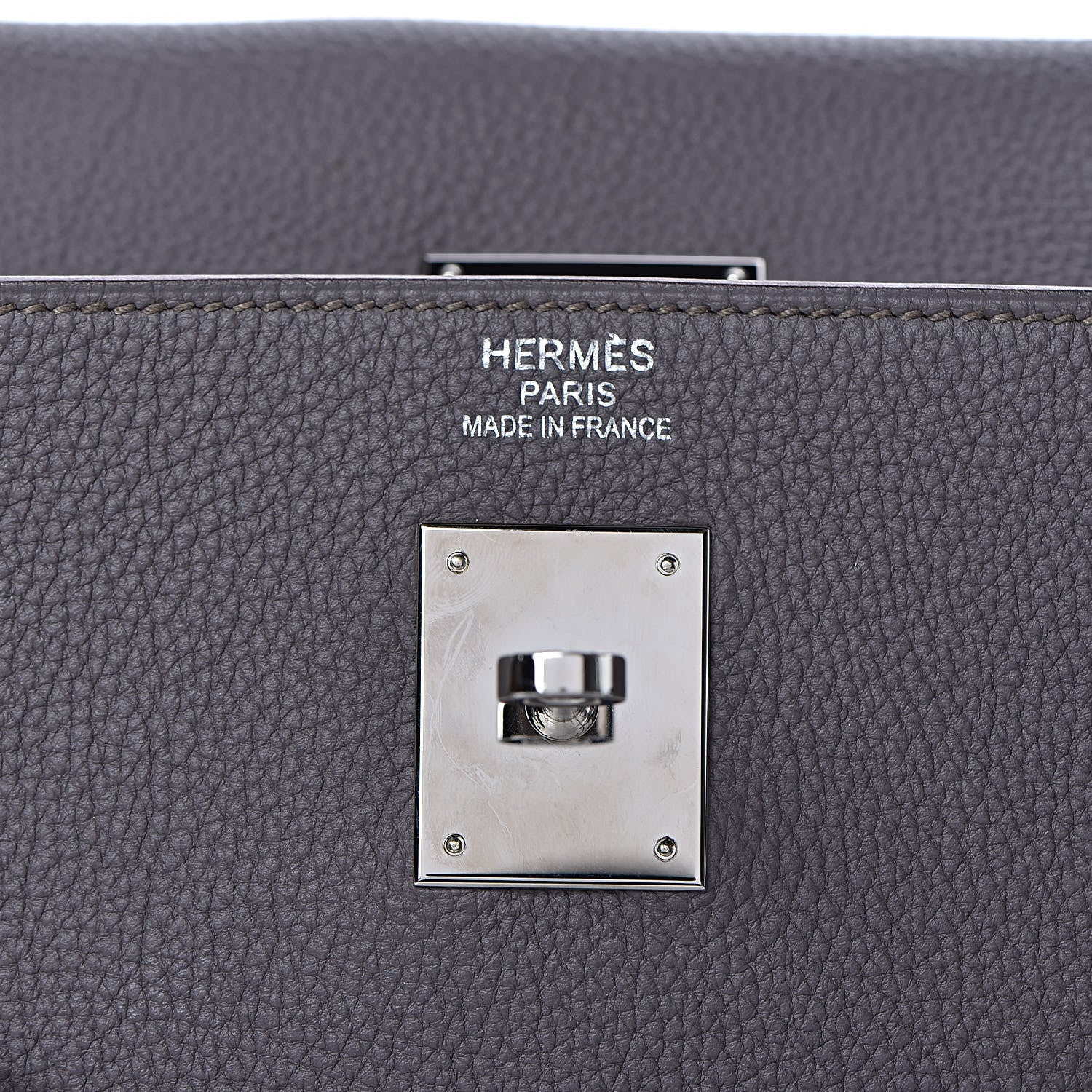Hermes Togo Kelly Retourne 35 Etain 24 of 35