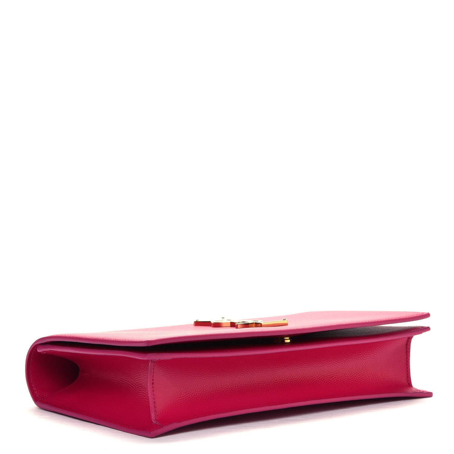 Saint Laurent Grain De Poudre Classic Monogram Kate Clutch Lipstick Fuchsia 3 of 7