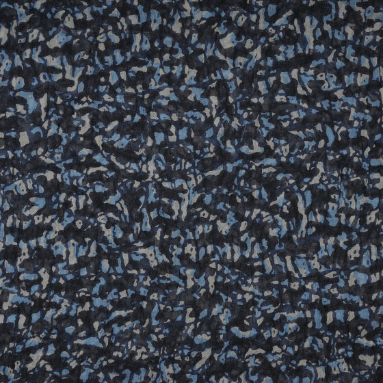 Louis Vuitton Cashmere Silk Lezard Etole Stole Blue 6 of 8