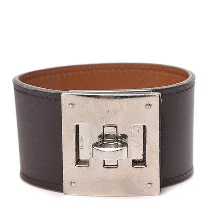 Hermes Chamonix Kelly Dog Bracelet Chocolate 1 of 8