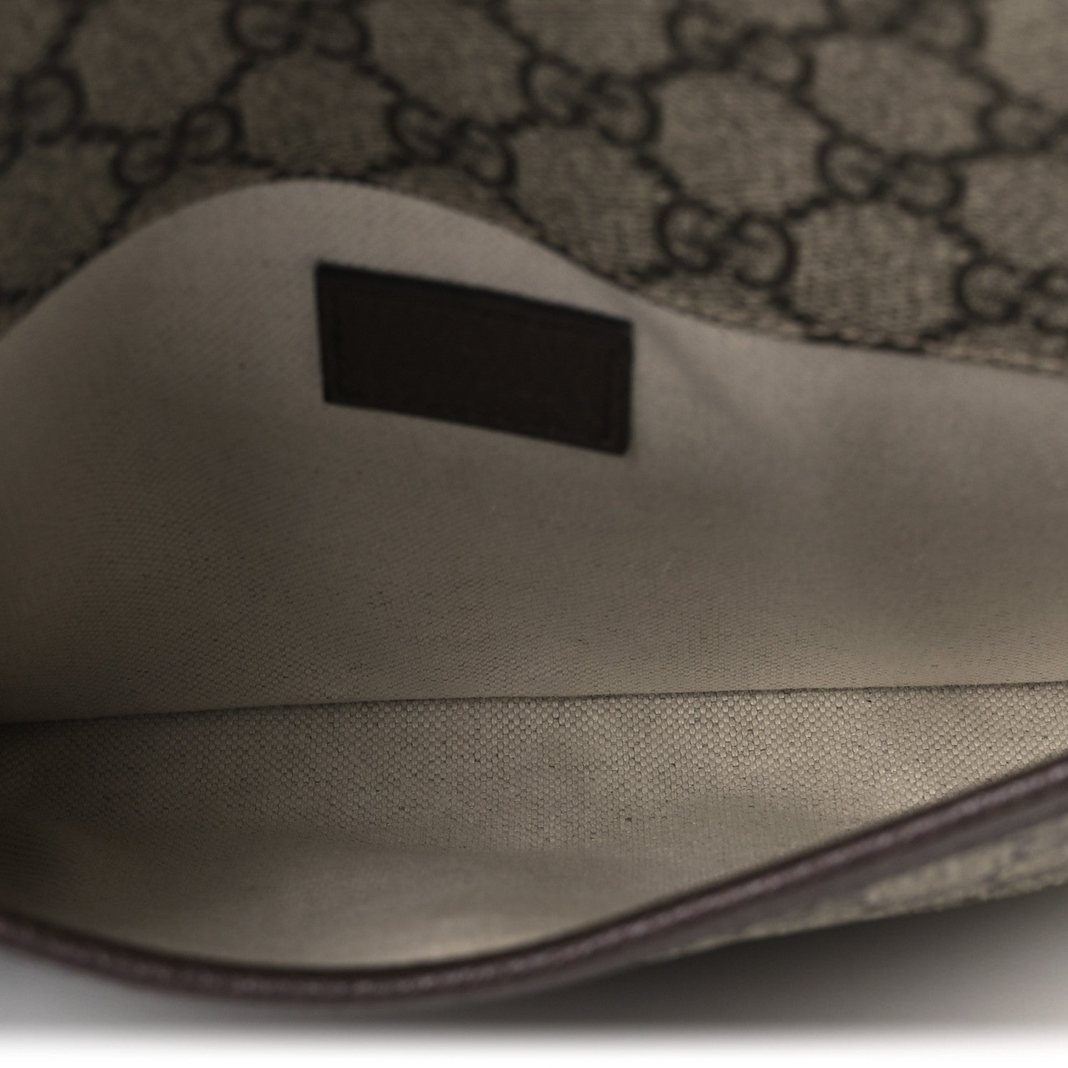 Gucci GG Supreme Monogram Neo Vintage Web Belt Bag Brown 4 of 10