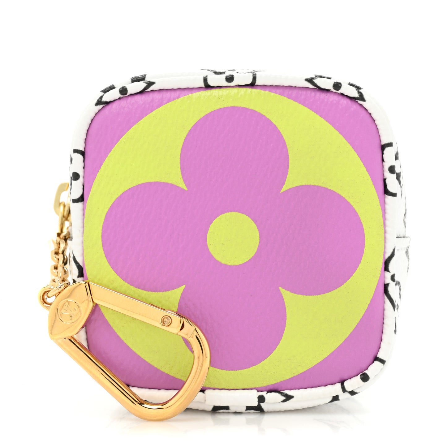 Monogram Giant Cube Coin Purse Pink