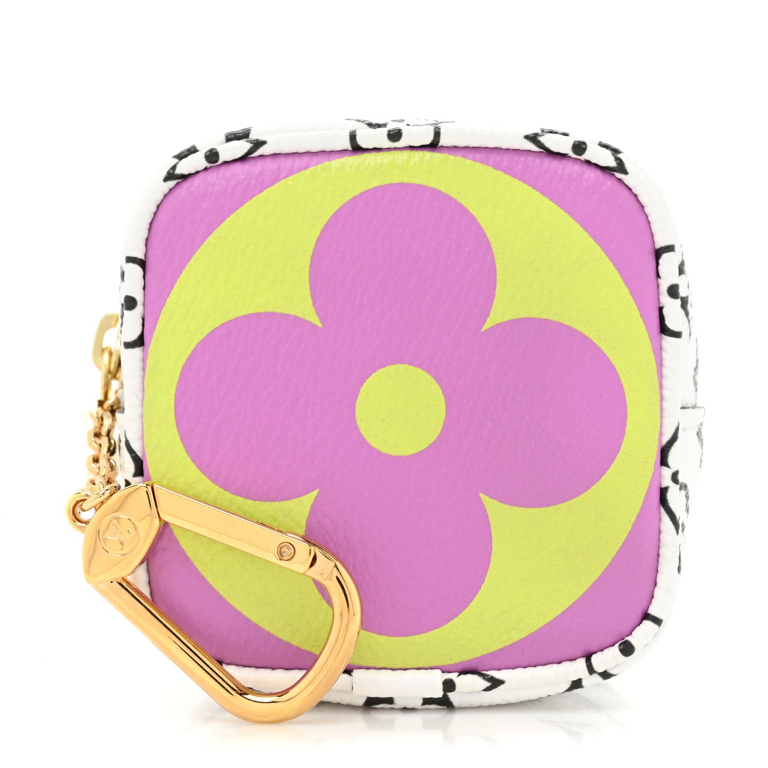 Louis Vuitton Monogram Giant Cube Coin Purse Pink 1 of 8