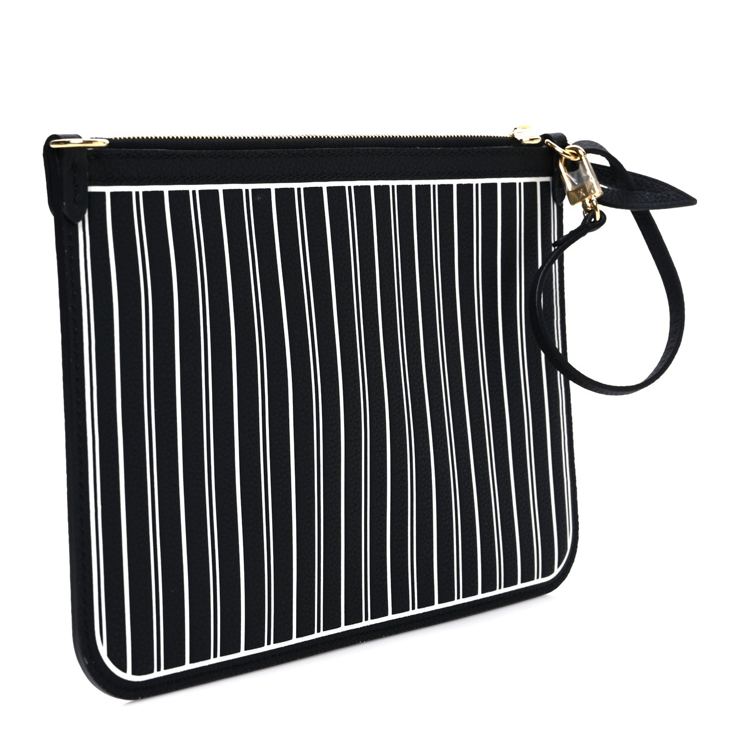 Calfskin Neverfull Inside Out MM Pochette Black