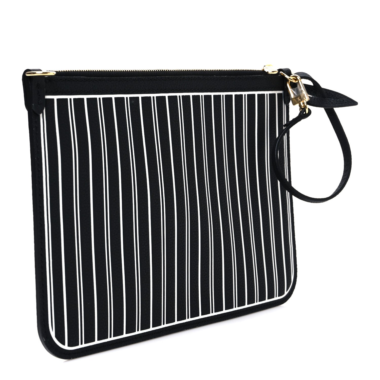 Louis Vuitton Calfskin Neverfull Inside Out MM Pochette Black 3 of 6
