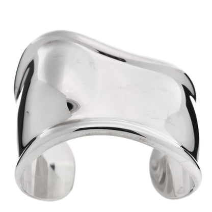 Tiffany Sterling Silver Elsa Peretti Medium Left Wrist Bone Cuff Bracelet 1 of 5