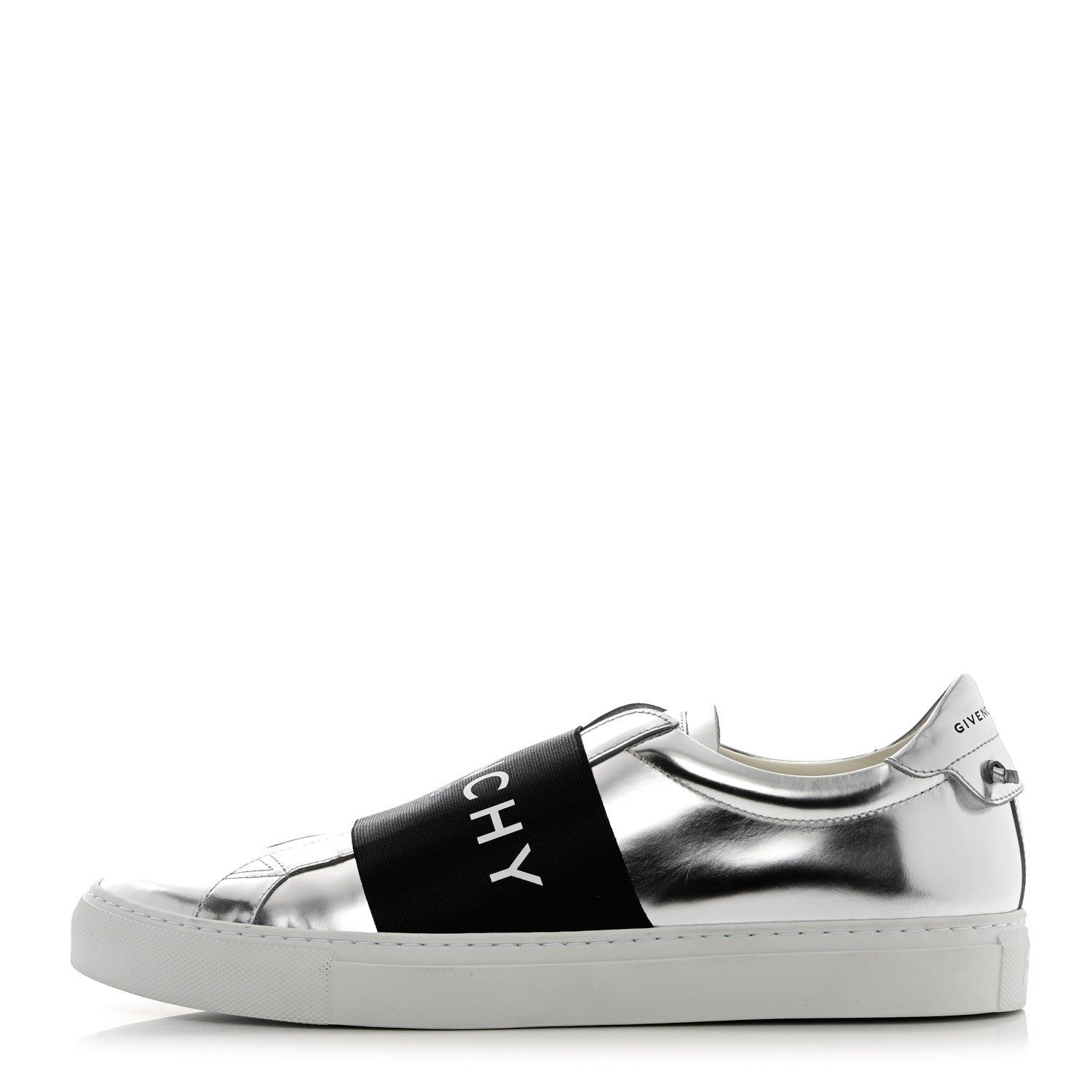 Givenchy Calfskin Band Logo Mens Urban Street Sneakers 43 Silvery 1 of 11