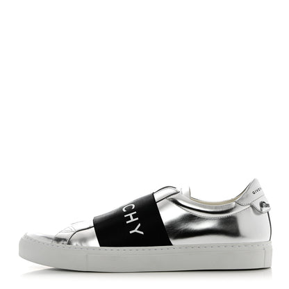 Givenchy Calfskin Band Logo Mens Urban Street Sneakers 43 Silvery 1 of 11