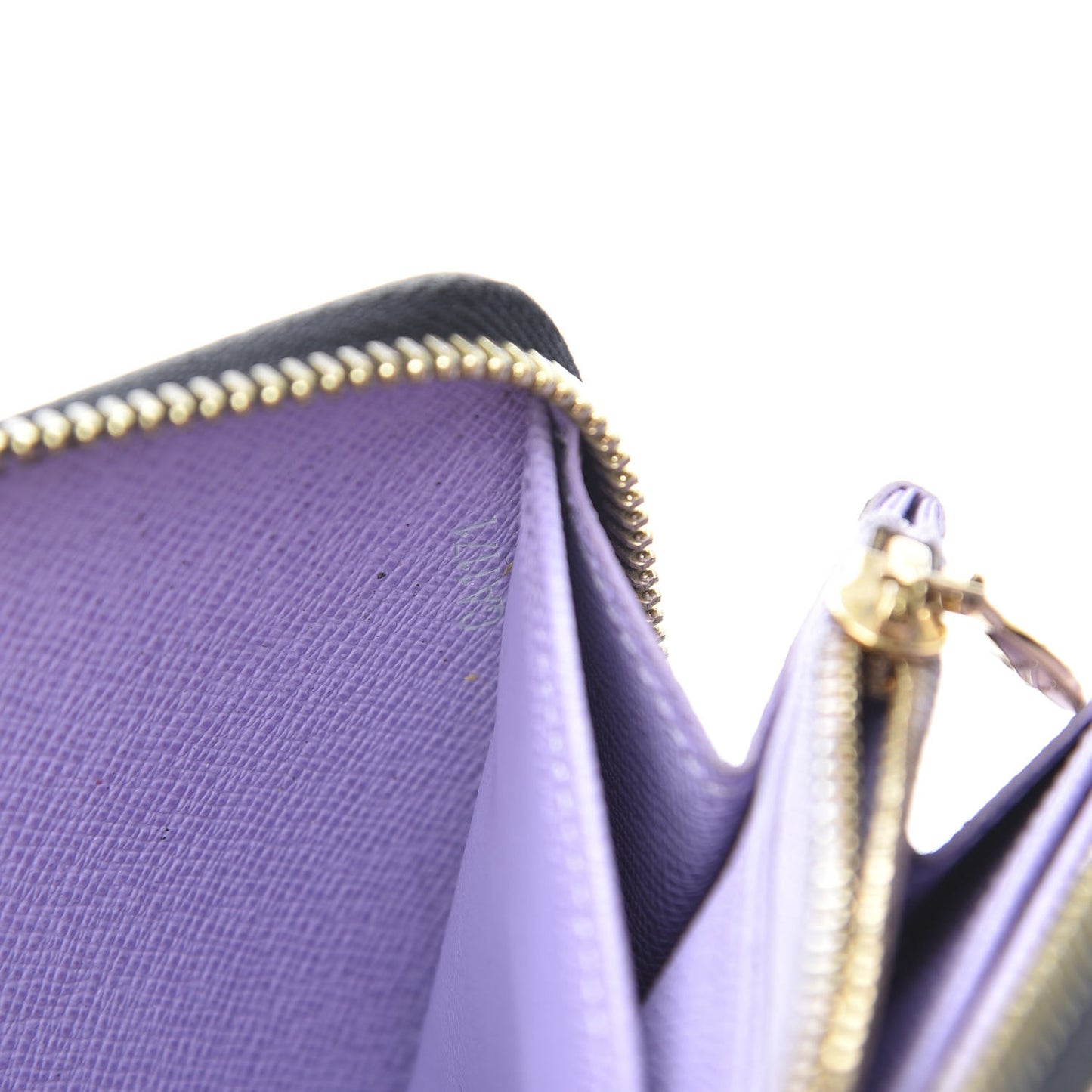 Monogram Multicolor Zippy Wallet Black Violet