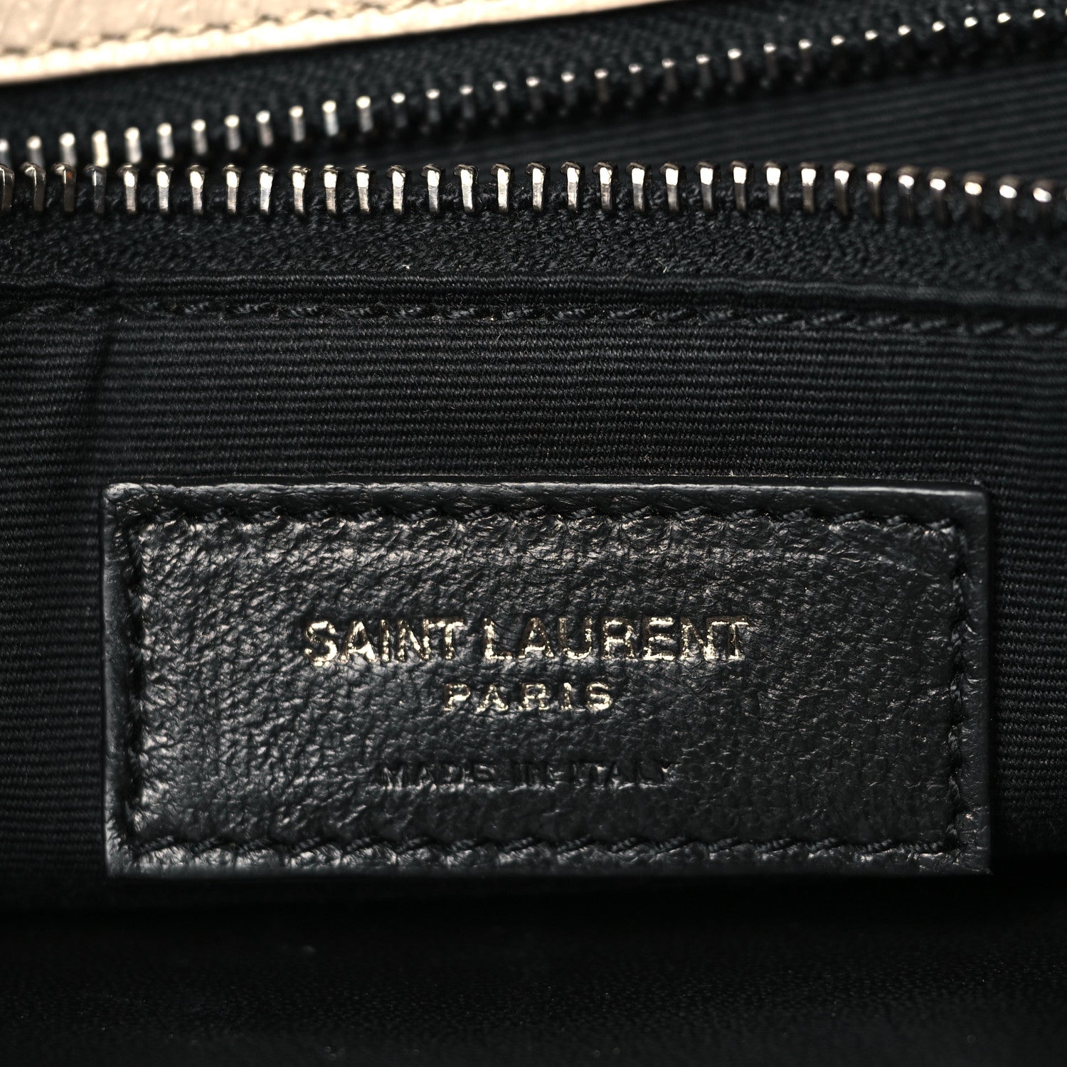 Saint Laurent Crinkled Calfskin Matelasse Monogram Medium Niki Chain Satchel Light Natural 6 of 11