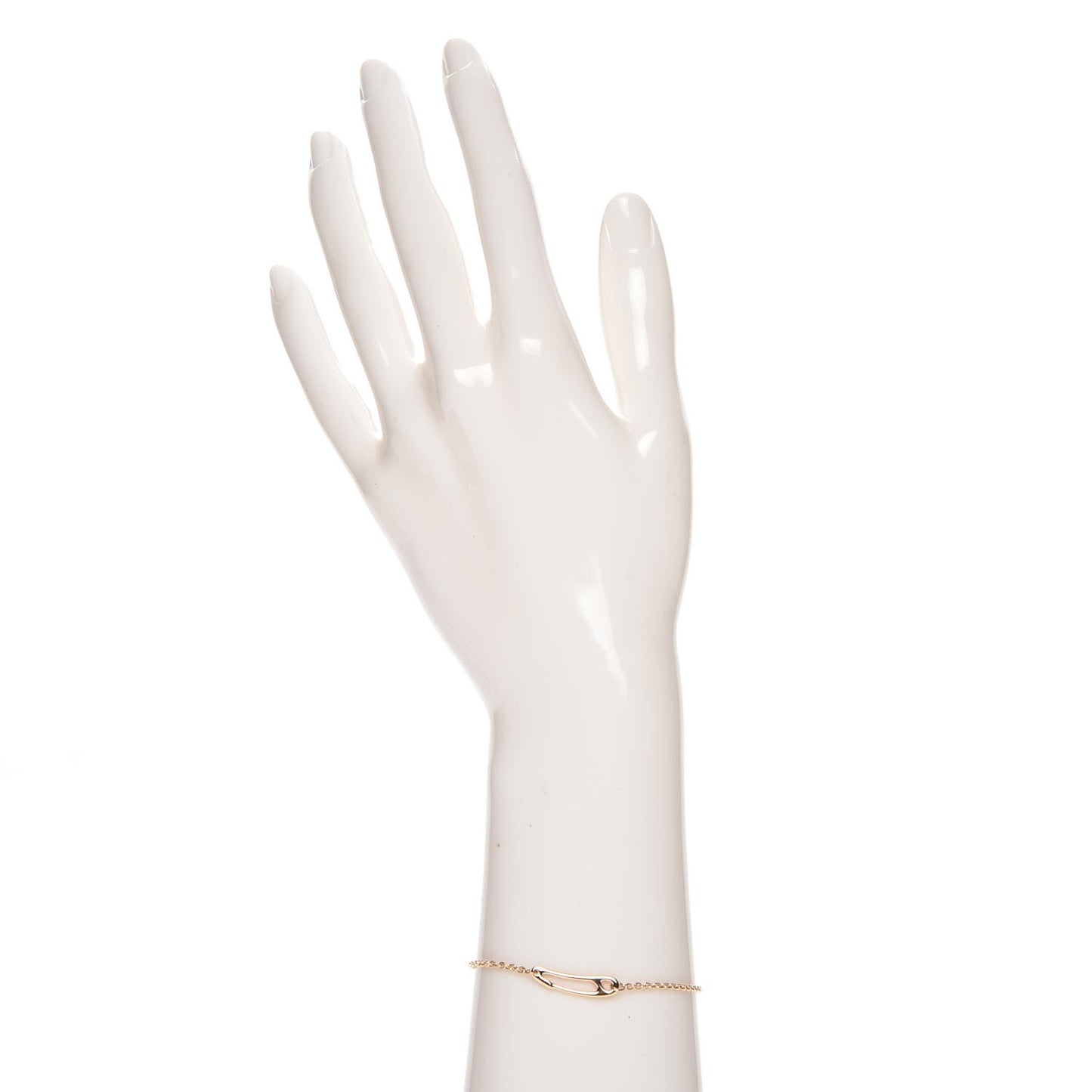 18K Rose Gold Mini Chaine d'Ancre Punk Bracelet SH