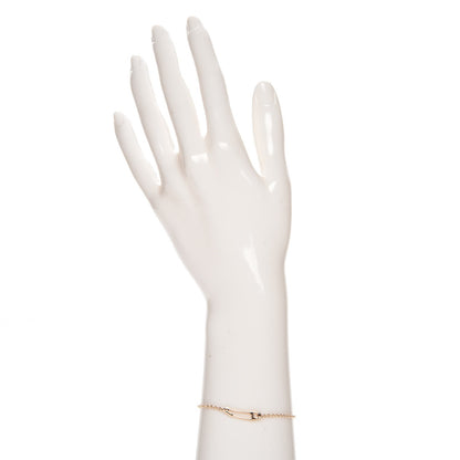 Hermes 18K Rose Gold Mini Chaine d'Ancre Punk Bracelet SH 2 of 7
