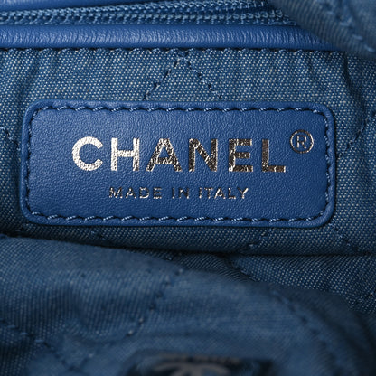 Chanel Denim Quilted Chanel 22 Backpack Blue 6 of 10