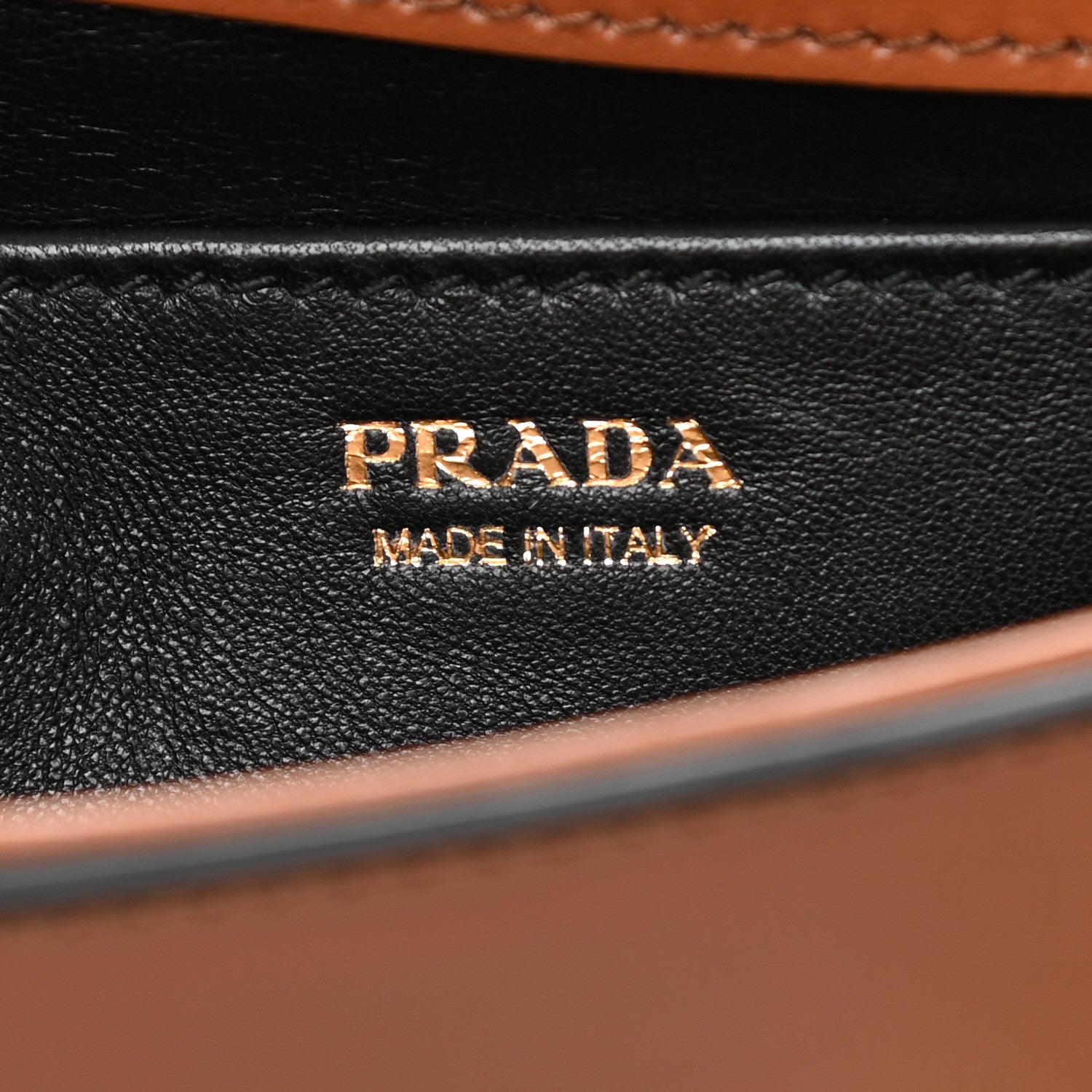 Prada City Calf Flap Shoulder Bag Cognac 6 of 11