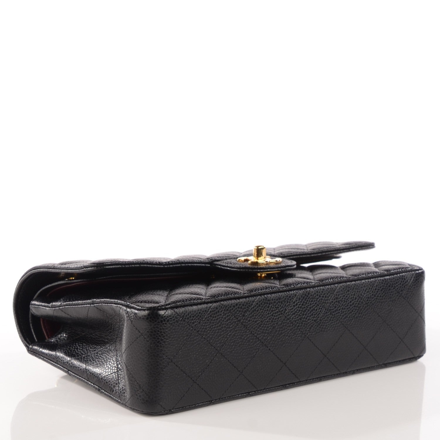 Chanel Caviar Quilted Medium Double Flap Black 4 of 9