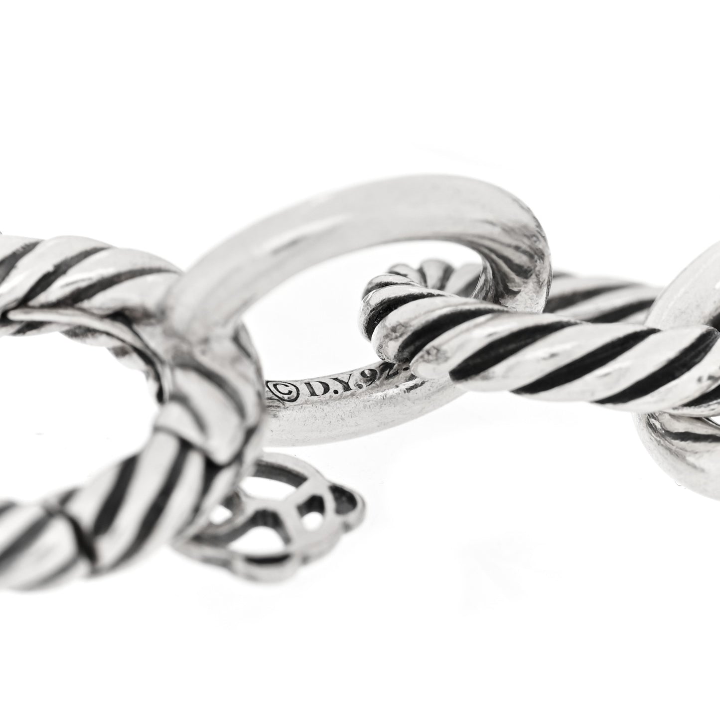 Sterling Silver 12mm Large Oval Link Bracelet