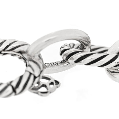 David Yurman Sterling Silver 12mm Large Oval Link Bracelet 3 of 3