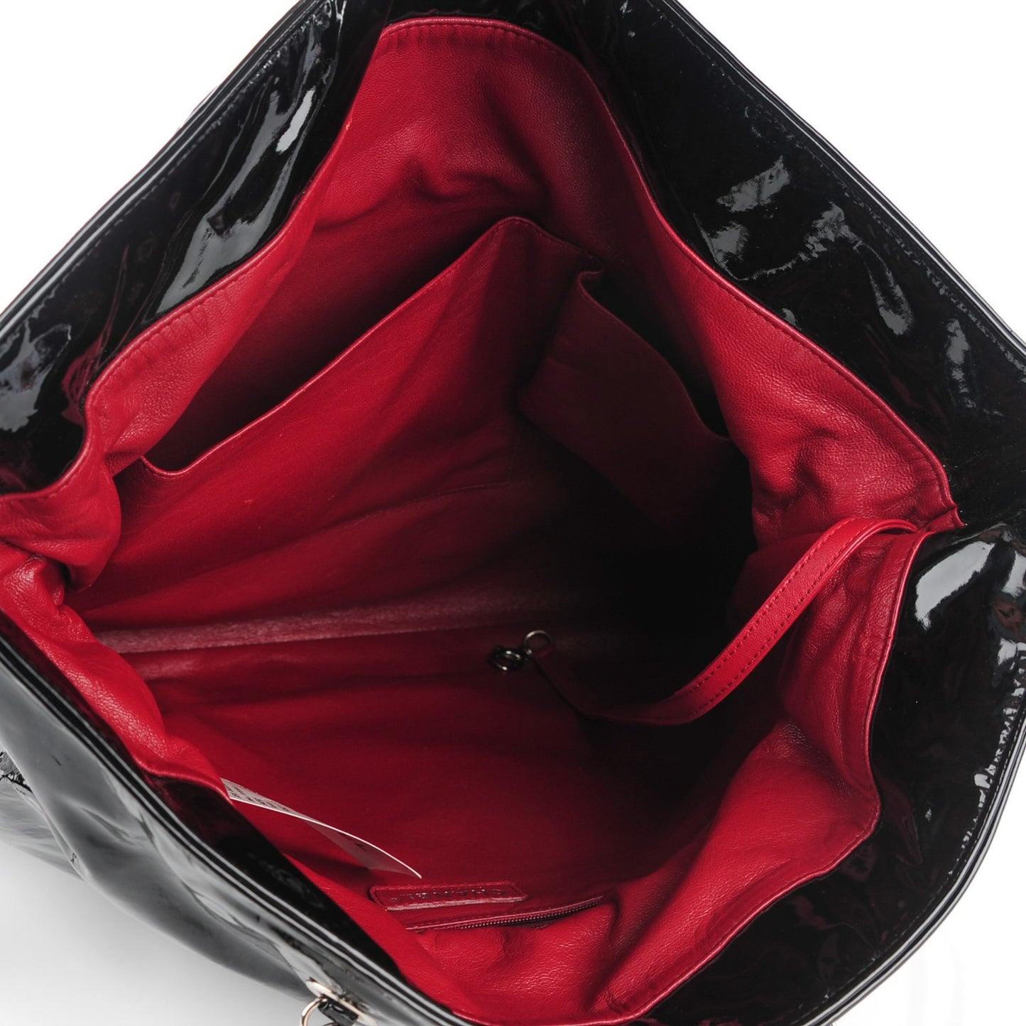 Patent Bonbons Shopper Tote Black