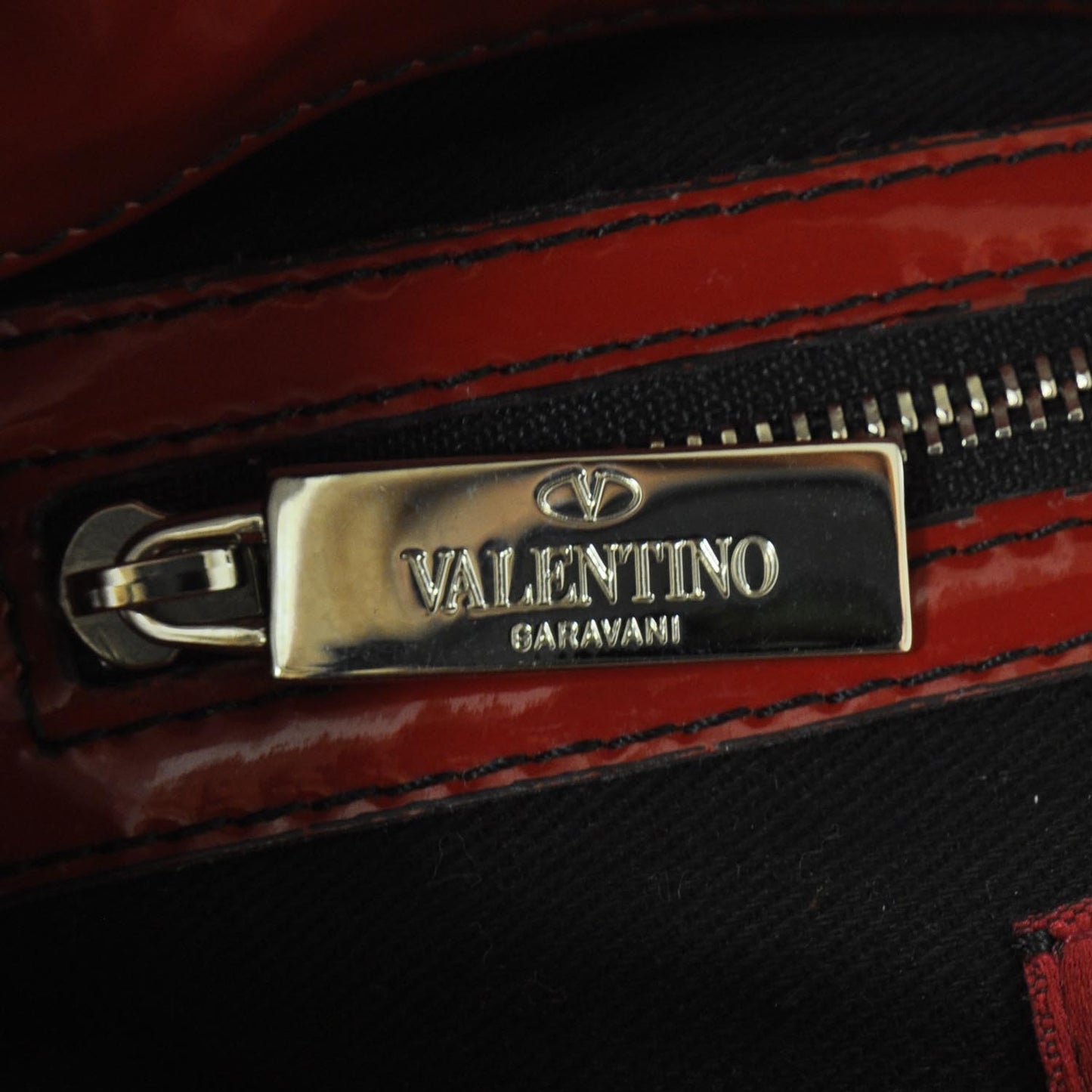 Coated Canvas Lacca Fleur Frame Bag Red