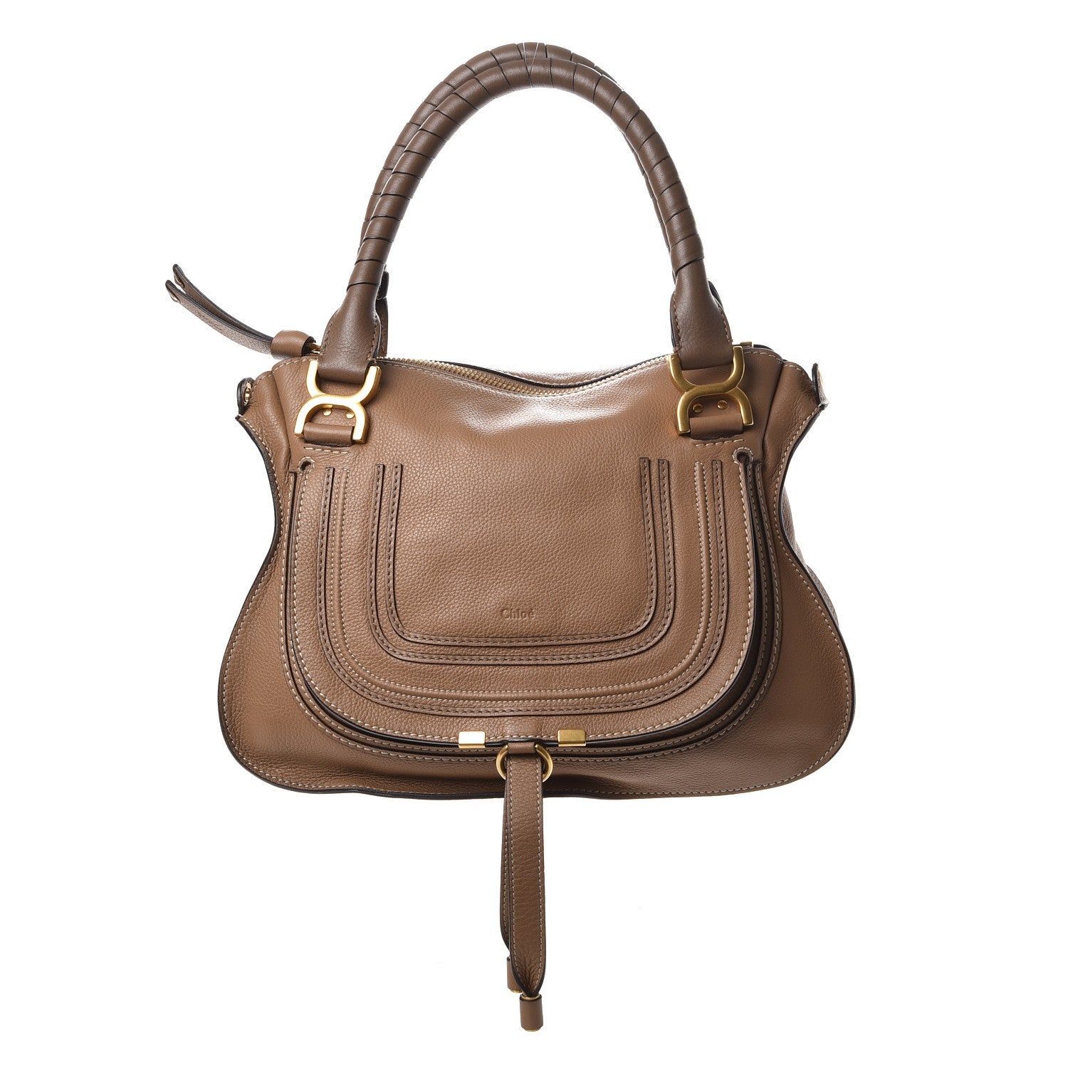 Chloe Calfskin Medium Marcie Satchel Nut 1 of 8